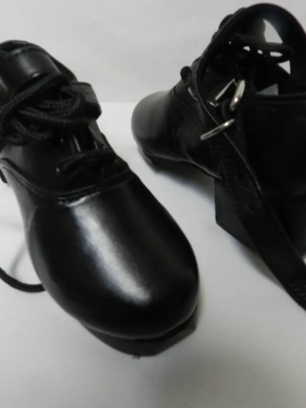 EEASE Irish Dance Leather shoes Handmade w/Buckles Toddler Girls Boy NEW Size 9